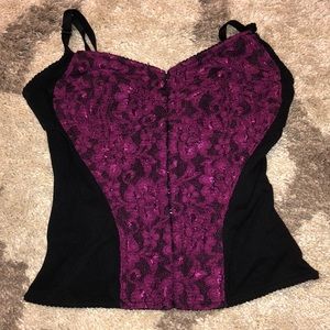 Sexy corset-styled top